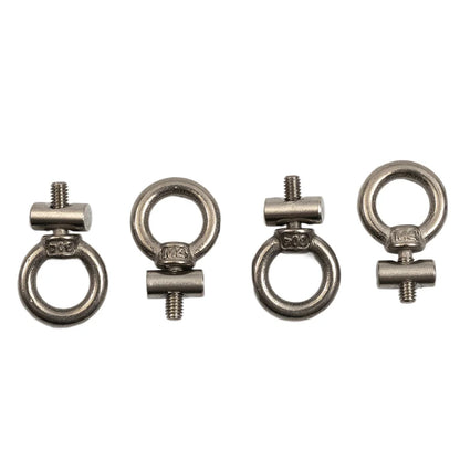 2-8PCS Awning Rail Stoppers 6mm Stainless Steel Stops Campervan Caravan Outdoor Slide Rail Track Cable Hanger Ring Screws