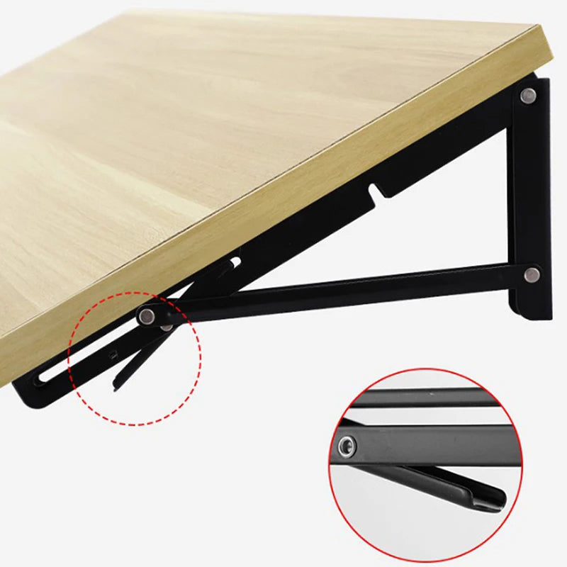 Hot sale 1pc Campervan Folding Bracket Table Shelf Motorhome Caravan Folding Table Accessories Folding Shelf Brackets