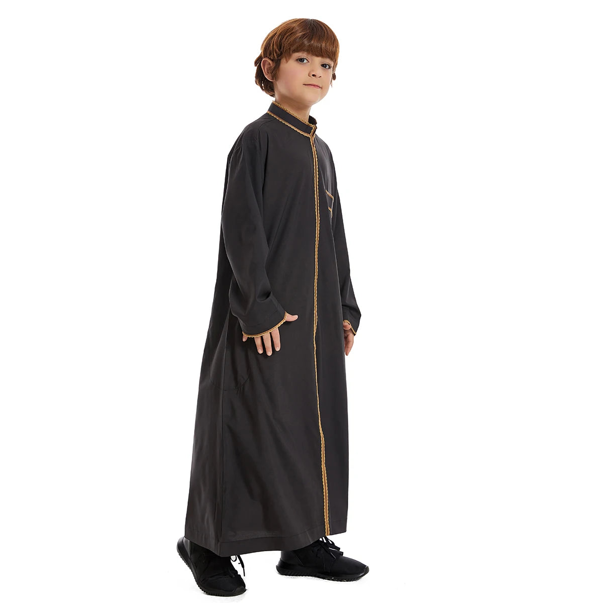 Eid Ramadan Muslim Kids Boys Jubba Thobe Dubai Turkey Abaya Djellaba Dishdasha Saudi Arabic Robe Islamic Clothing Children Dress