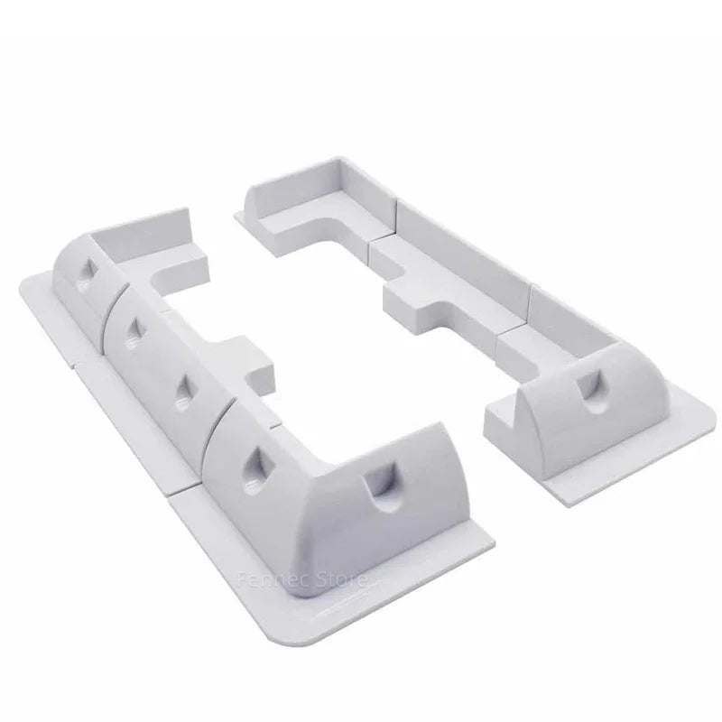 Solar Panel Mounting Brackets ABS Corner Bracket Kit Drill-Free Widely Used on Roofs of RV, Caravans, Vehicles, Camper Vans