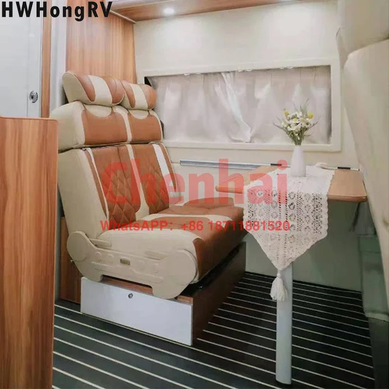 Customizedcamper van accessories Bed Motorhomes three people bed  Seat For Vip for RV MPV Motorhome Campervan Caravan Car Traile