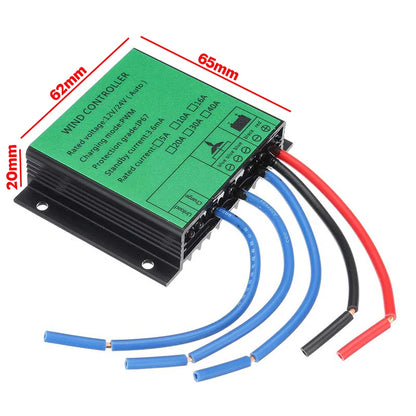 MPPT Wind Turbine Charge Controller 12V 24V AUTO 48V Water Proof Regulator For 100W-1000W Small Windmill Generator