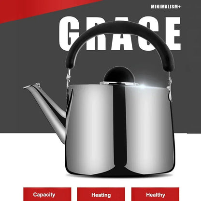 2L/3L/4L Thickened Whistle Kettle 304 Stainless Steel Rapid Heating Boiling Water Pot For Home Tea Kettle