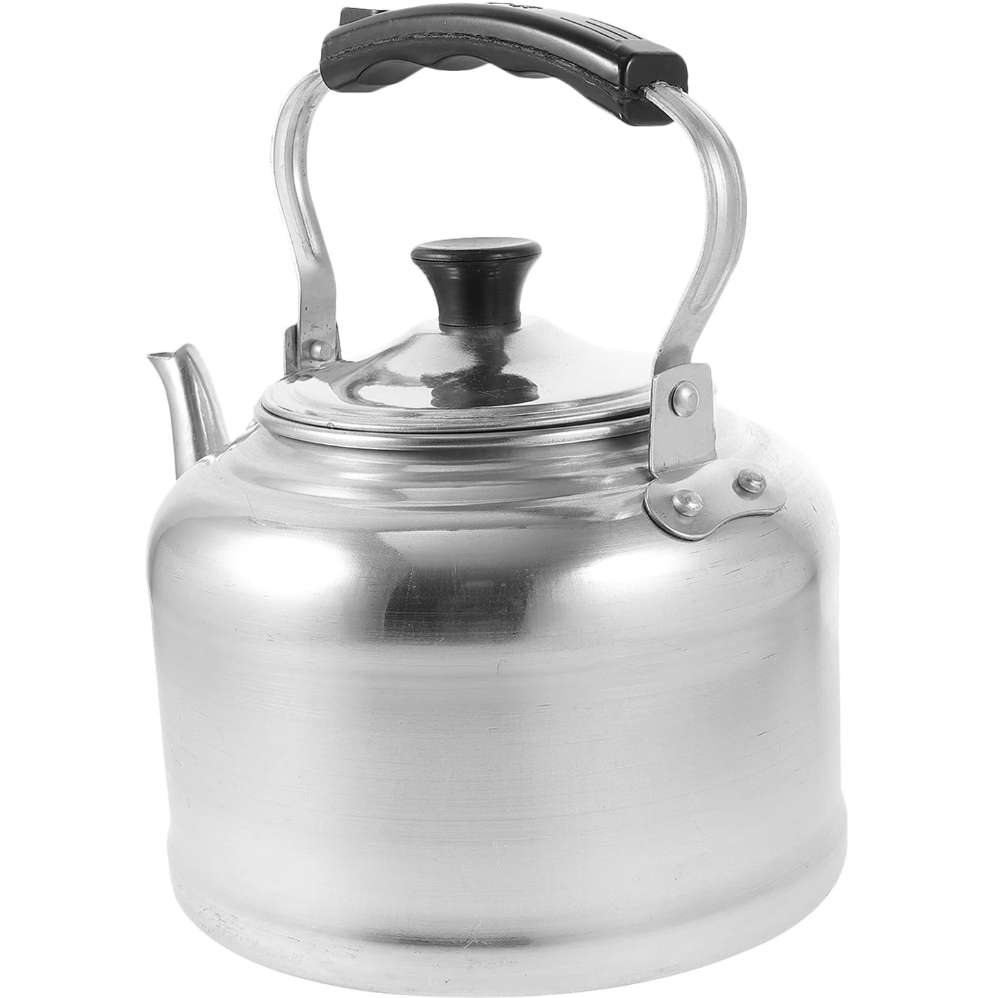 Gas Stove Tea Kettle Old-fashioned Aluminum Large Capacity Restaurant (20cm Polished Kettle) Water Kitchen Boiler Stovetop