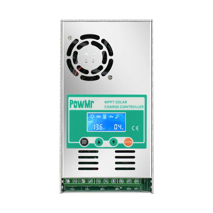 PowMr MPPT 60A Solar Charge Controller Solar Panel Regulator 12V 24V 36V 48V Auto Max PV 190VDC For Lead Acid Lithium Battery