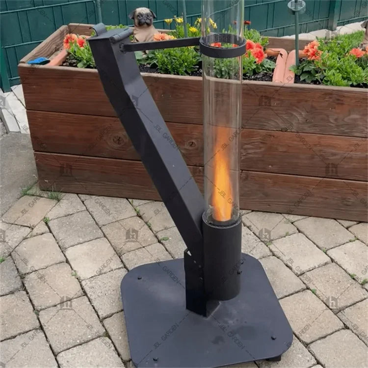 Garden Terrace Heater Wood Pellet Heating Furnace Outdoor Biomass Pellets