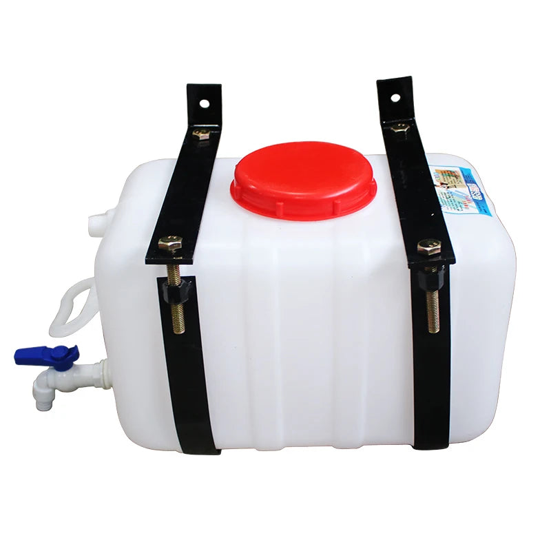 15L Car Wash Water Tank Food Grade Plastic With Faucet Light Truck Semi Trailer Modified With Bracket Car WaterBucket