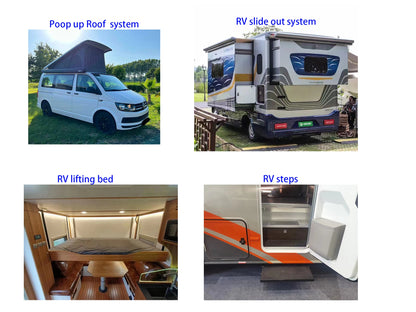 Mercedes Sprinter campervan conversion kit rv lift bed and roof top tent pop up roof lifting mechanism from Dongtai