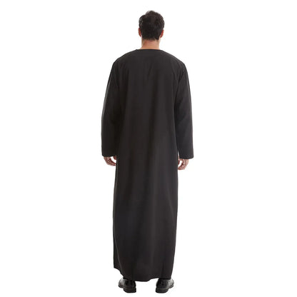 Men Robe Muslim Abaya Dishdasha Modest Djellaba Islamic Dubai Saudi Abayas Prayer Kaftan Eid Ramadan Morocco Jubba Thobe