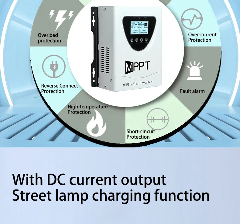 MPPT 100A 60A 50A 30A 150VDC Solar Charge Controller With LCD DISPLAY RS485 interface For12V 24V 36V 48V Home Solar System