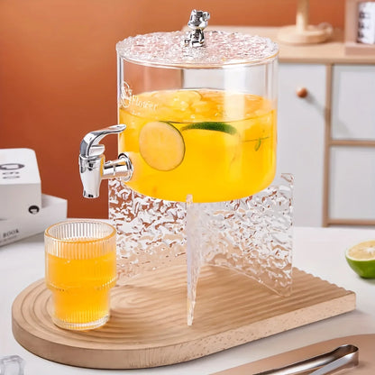 Water Kettle Large Capacity Refrigerator Glass water bottle Water  with Faucet Heat-resistant Cold Resistant Kitchen Utensils