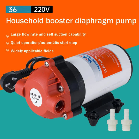 SEAFLO 36 Series Diaphragm Pump Cleaning Water Pump Car Washing Pump 220V High-Pressure pump