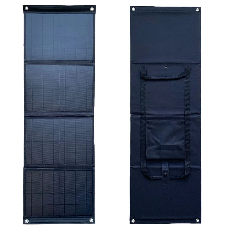 200W Foldable Solar Panel Dual USB +DC Solar Cell Portable Folding Waterproof Solar Charger Outdoor Mobile Power Bank Charger