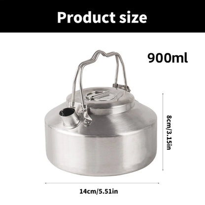 Fast Heating Boiling Water Kettles Outdoor Campfires Camp Kettles Camping Teas Pots for Camping and Hiking Trip