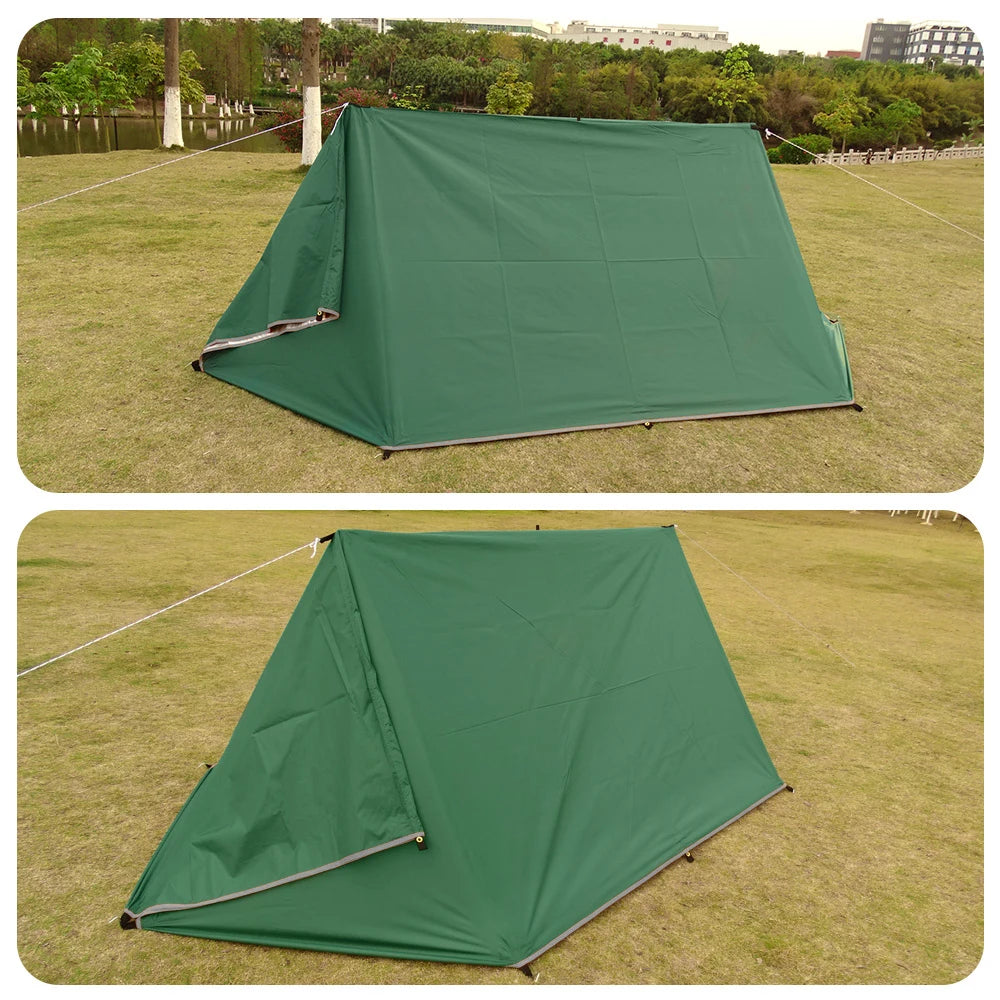 Waterproof Tent Tarp 19 Hang Points Survival Tent Outdoor Camping  Tactical Sun Shelter 4x4 3x4 3x3 Lightweight Sunshade Awning