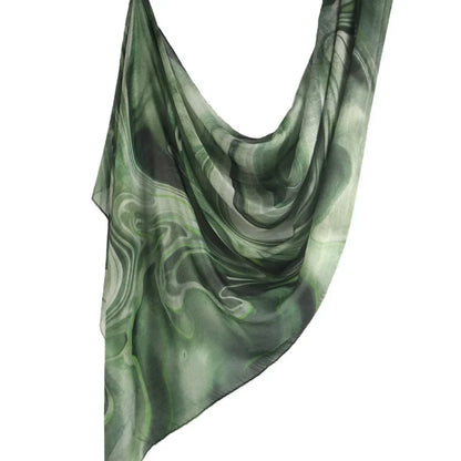 Newest Printed Modal Cotton Hijab Scarf Muslim Premium Ombre Tie Dye Watercolour Marble Print Shawl Hijab Scarf