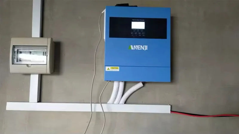 4KW Solar Inverter Hybrid Off Grid 230V MPPT 100A PV 500VDC Pure Sine Wave Solar Controller With WIFI Support BMS