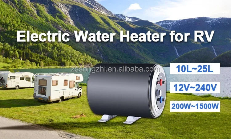 Boat Water heater tank 24v 12v rv Boiler electric water 12v 10l hot  rv electric 12V RV DC storage Caravan electric water heater