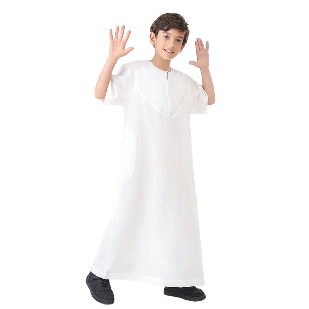 Ramadan Abayas For Prayer Clothes Boy Kids Muslim Dress Clothing Kebaya Abaya Turkey Arabic Islam Djellaba Robe Musulmane Hombre