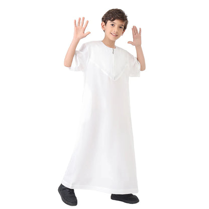 Ramadan Abayas For Prayer Clothes Boy Kids Muslim Dress Clothing Kebaya Abaya Turkey Arabic Islam Djellaba Robe Musulmane Hombre