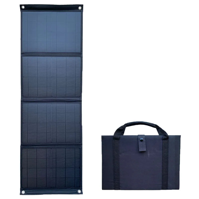 200W Foldable Solar Panel Dual USB +DC Solar Cell Portable Folding Waterproof Solar Charger Outdoor Mobile Power Bank Charger