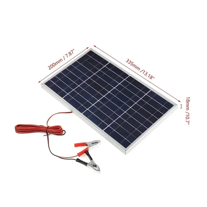 300W Solar Panel Kit Complete 12V Polycrystalline USB Power Portable Outdoor Rechargeable Solar Cell Solar Generator for Home