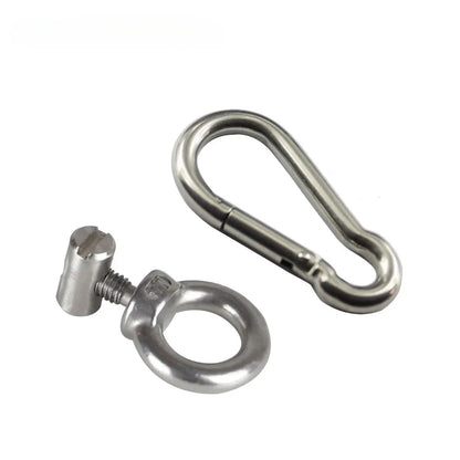 1/2Pcs Awning Rail Stoppers Stops Motorhome Campervan Caravan Silver Stainless Steel M4 X 12mm X 6mm Diameter Camper Parts