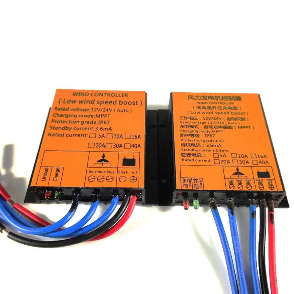 100-5000W High Quality MPPT Wind Charge Controller 12v/24v AUTO,Low Wind Speed Boost,Water Proof,High Heat Dissipation Design