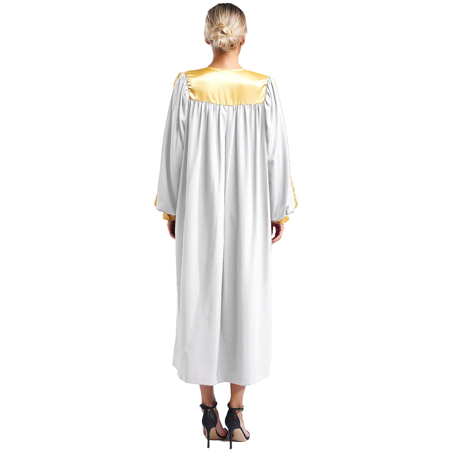 Women Muslim Arabic Tunic Overlay Worship Costume Dancewear Long Sleeve Liturgical Church Praise Dance Dress Lyrical Dance Dress