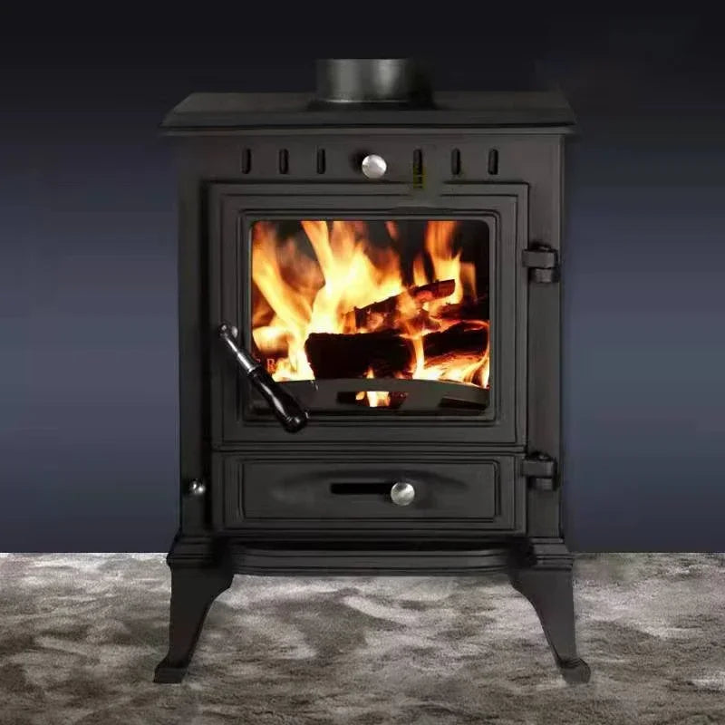 European Real Fire Fireplaces Chimney Accessories GL Living Room Wood Stove Embedded Iron Heater Home Villa Decorative Fireplace