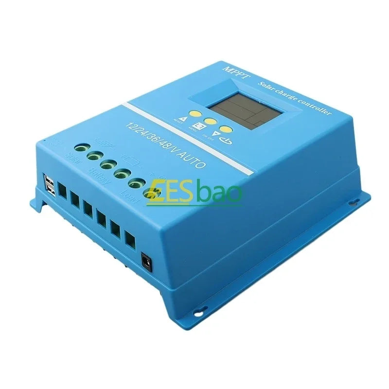 100A MPPT Solar Charge Controller Auto 12V 24V 36V 48V For Lead-acid Lithium Battery Solar PV Regulators LCD Display