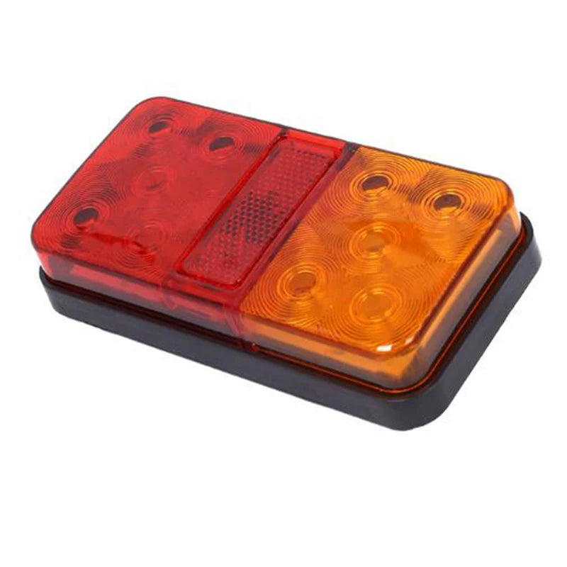 10LED Rear Tail Lights Lamps Lorry Truck Trailer Caravan Bus Motorhome 12V