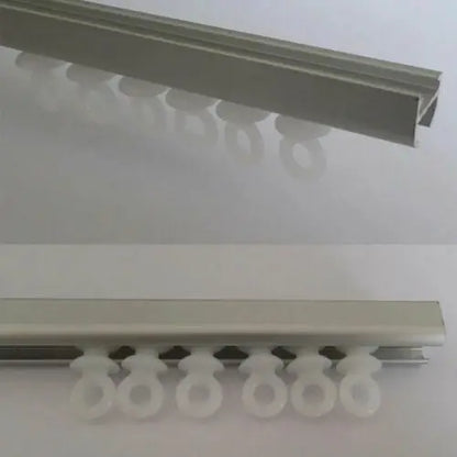 Practical Plastic Curtain Rail Gliders, Easy To Use And Install Suitable For Camper Van, Motorhome, Caravan, Boat