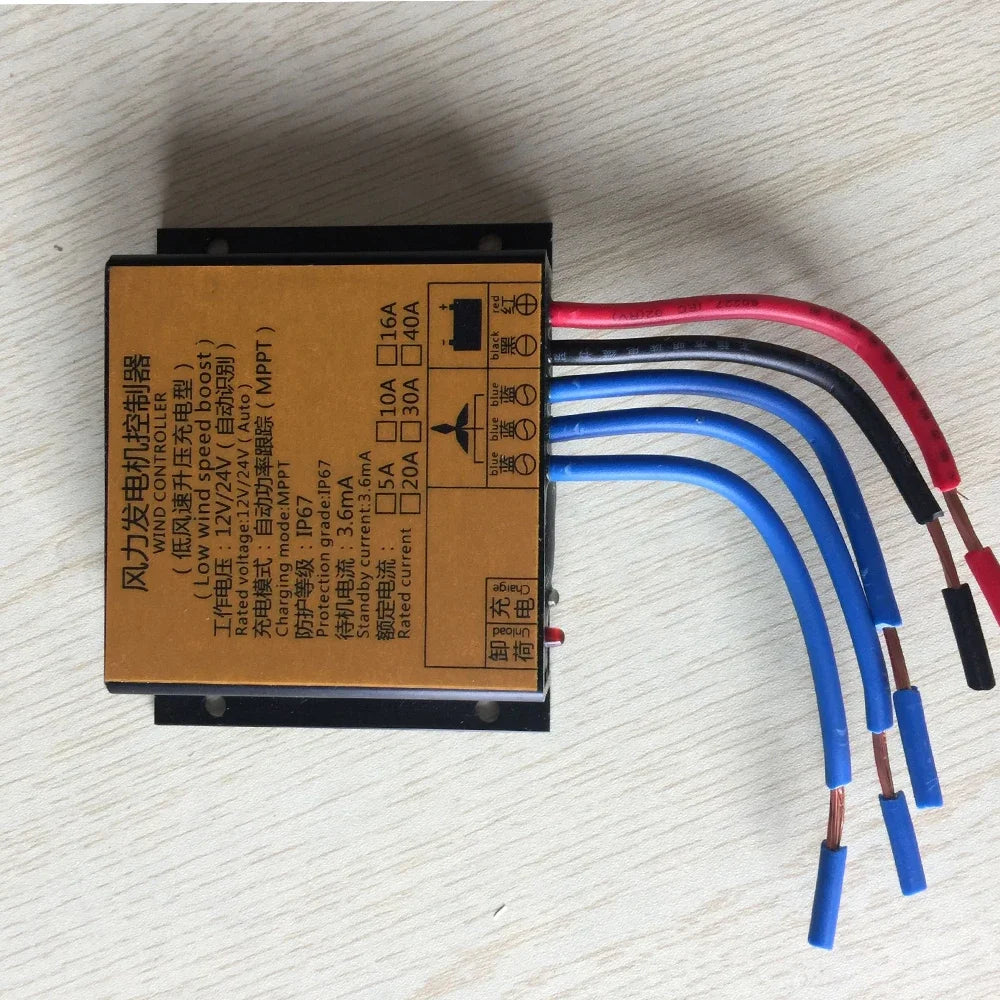 100-5000W High Quality MPPT Wind Charge Controller 12v/24v AUTO,Low Wind Speed Boost,Water Proof,High Heat Dissipation Design