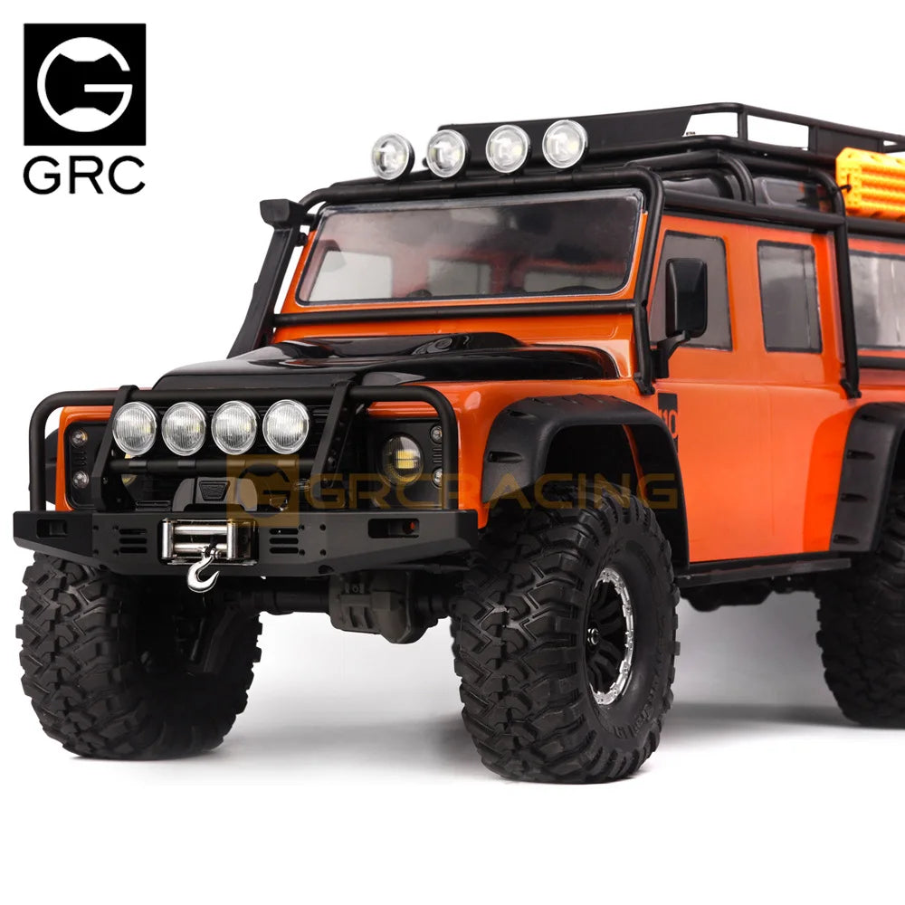 GRC RC Car 1/8 1/10 20mm Spotlight Vintage Round Remote Control Off-Road Searchlight Headlight for T4 SCX10 #G157KG/G157KA