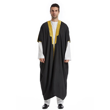 Middle East Mens Robe Muslim Dress Kimono Dishdasha Clothing Islamic Dubai Saudi Abayas Prayer Abaya Kaftan Ramadan Jubba Thobe