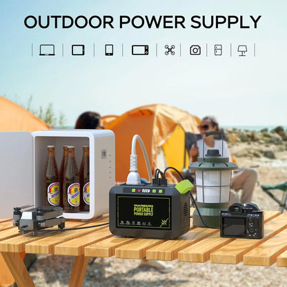 Portable Power Station with Solar Panel Kit Solar Generator Included Laptop Charger for Outdoor Home Camping Emergency RV