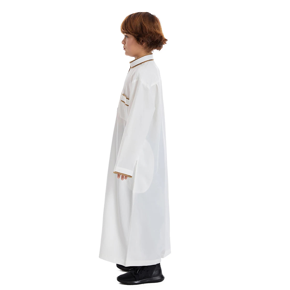 Eid Ramadan Muslim Kids Boys Jubba Thobe Dubai Turkey Abaya Djellaba Dishdasha Saudi Arabic Robe Islamic Clothing Children Dress