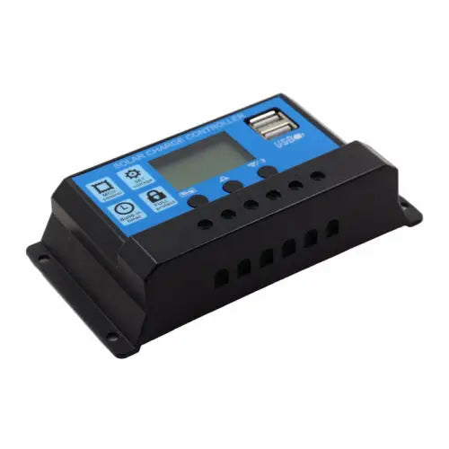 PWM 1000w Solar Tracker Solar hybrid Charge Controller PWM 12V 24VBattery Regulator 10A 20A 30A for Wind Turbine Solar