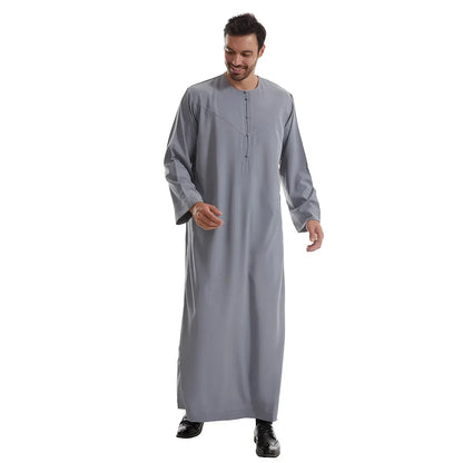 Men Robe Muslim Abaya Dishdasha Modest Djellaba Islamic Dubai Saudi Abayas Prayer Kaftan Eid Ramadan Morocco Jubba Thobe