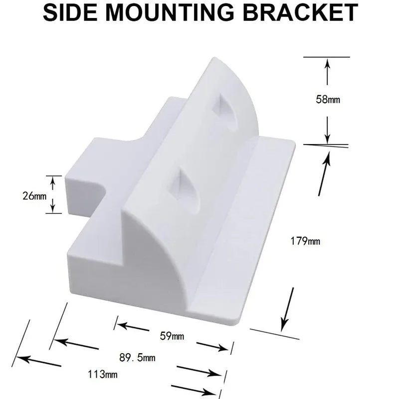 2pcs/set 18cm ABS Solar Panel Mounting Corner Side Mountain Bracket For RV Trailer Caravan Motorhome Boat Roof Yacht Camper