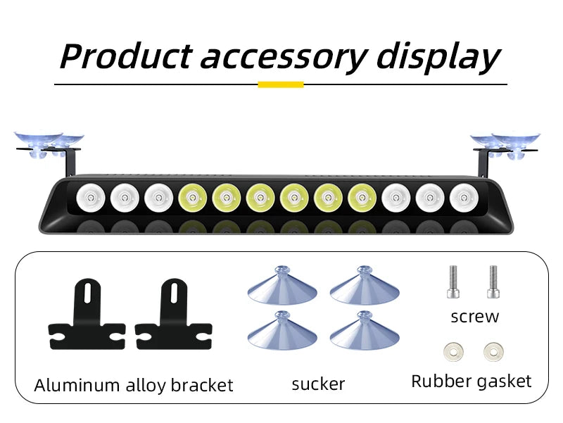 12LED Beads Car Light Police Strobe Light Emergency Suction Cup Warning Light 14 Flash Mode For Truck SUV with Cigarette Lighter