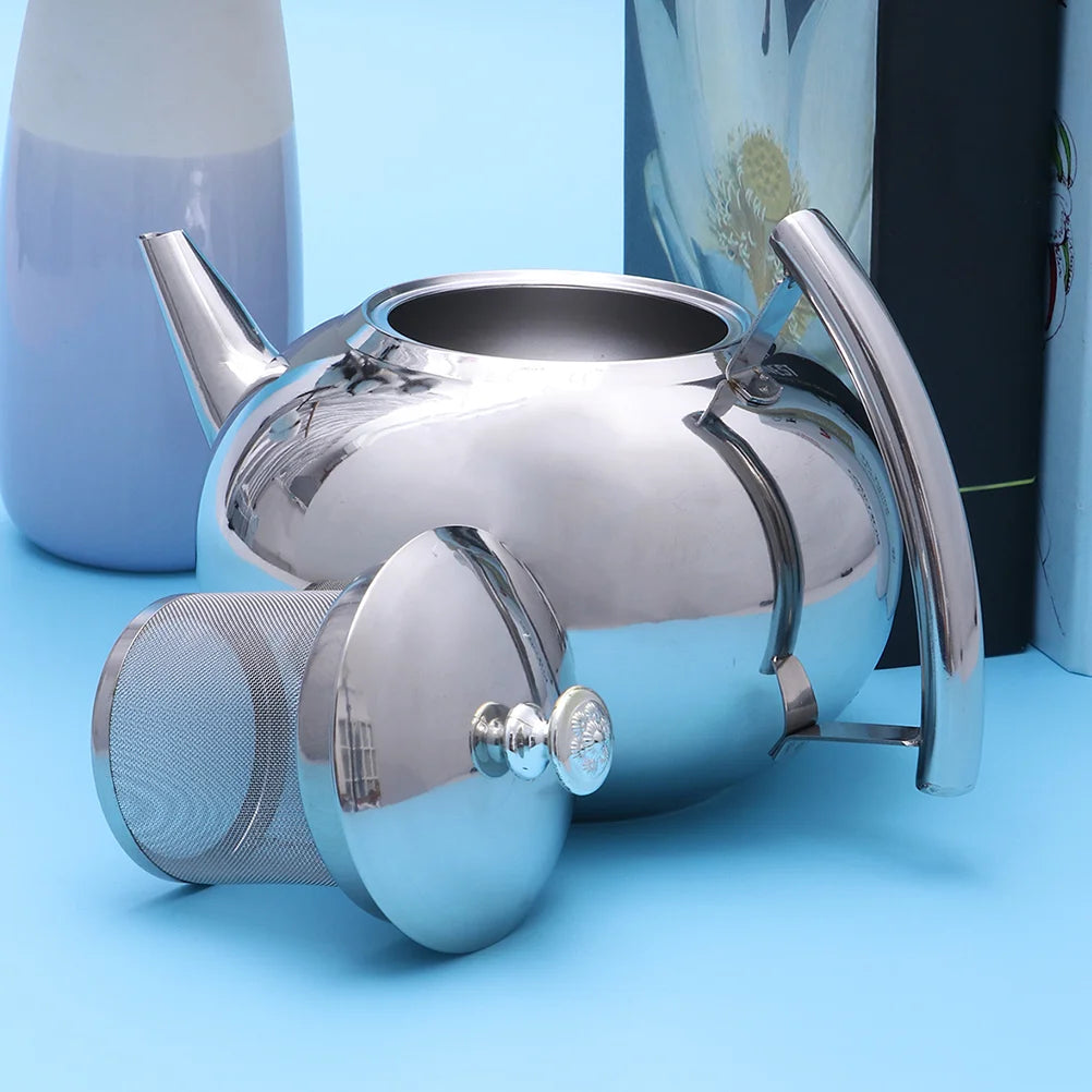 10L Tea Kettle With Handle Thicken Stainless Steel Teapot Water Kettle With Filter For Stove Kettle Coffee Pot Filter Screen