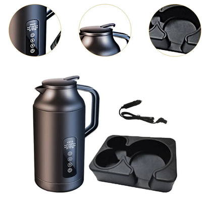 1.5L Hot Water Kettle Boiler Anti Scald Design High Power Electric Water Kettle for Traveling Camping Outdoor Home Use SUV