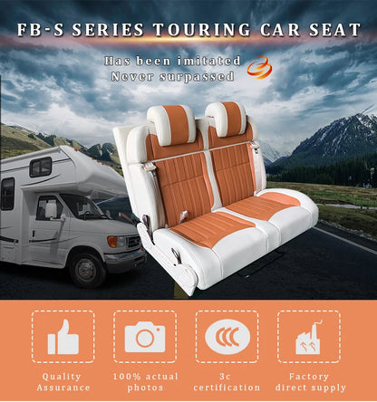 CHENGBO factory custom economical reclining foldable rock and roll car seat for Van RV MPV Motorhome Camper van Carava