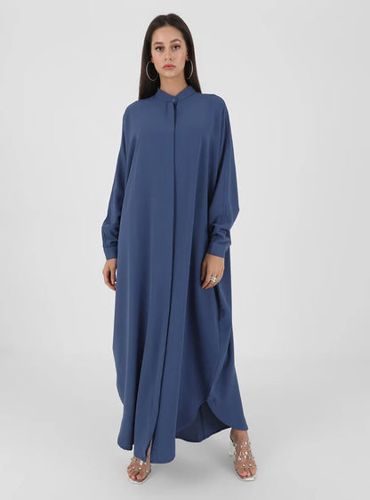 Woman Clothing Kaftan Muslim Robe Embroidered Loose and Breathable Djellaba Abaya Female Jubba Thobe Islam Bat Sleeve Dress Eid