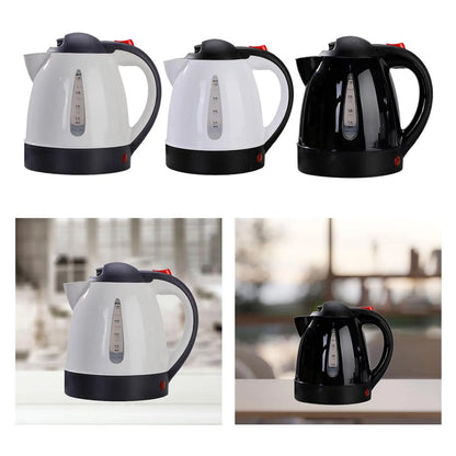 Car Electric Kettle 1L Heater Bottle Heated Pot Hot Water Kettle Cordless for Truck Travelling Camping Outdoor Self Driving Tour