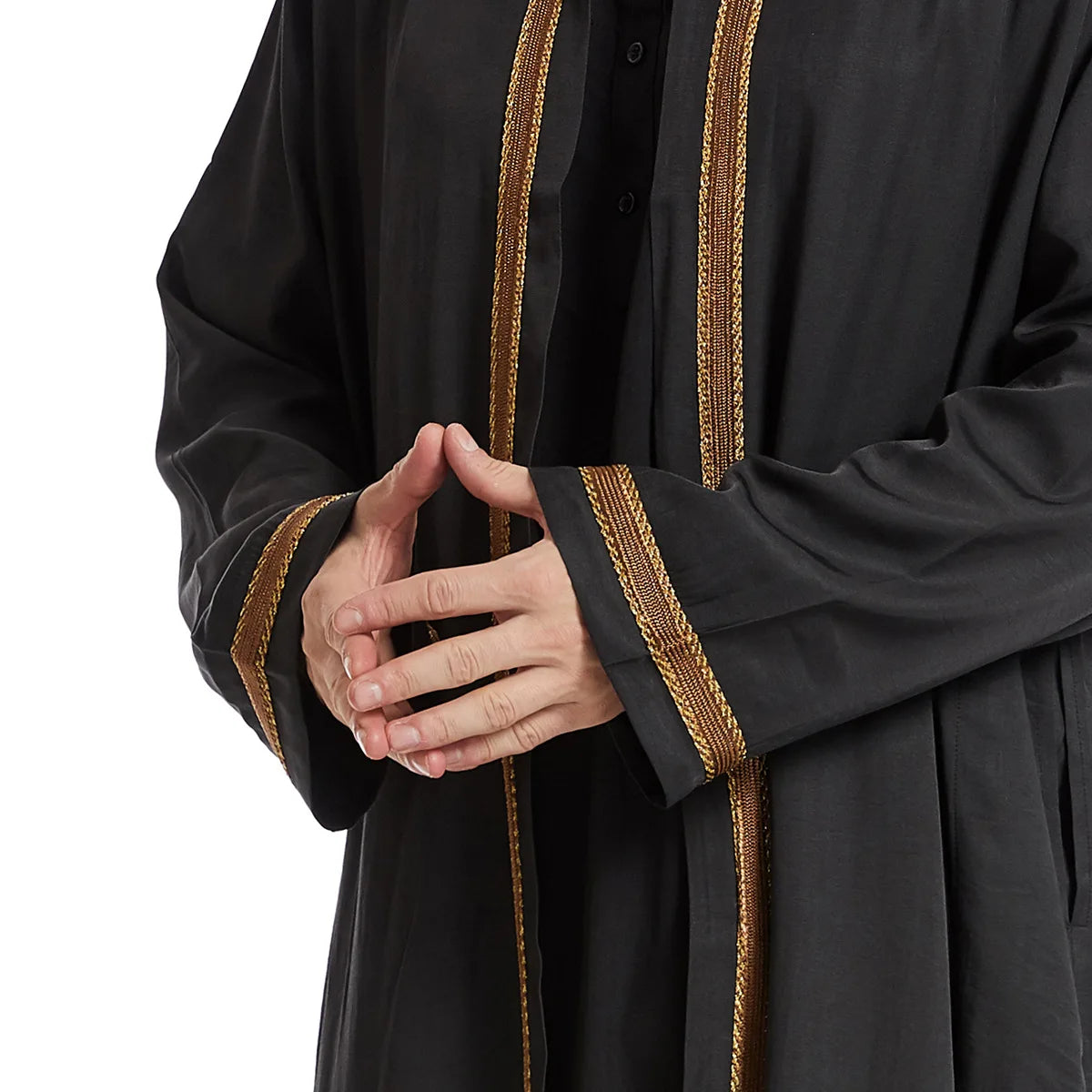 Eid Cardigan Muslim Men Jubba Thobe Mens Abaya Long Dress Islamic Ramadan Kimono Long Robe Saudi Arabic Musulman Caftan Dubai