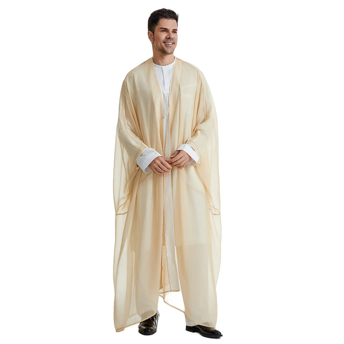 Middle East Mens Robe Muslim Dress Kimono Dishdasha Clothing Islamic Dubai Saudi Abayas Prayer Abaya Kaftan Ramadan Jubba Thobe