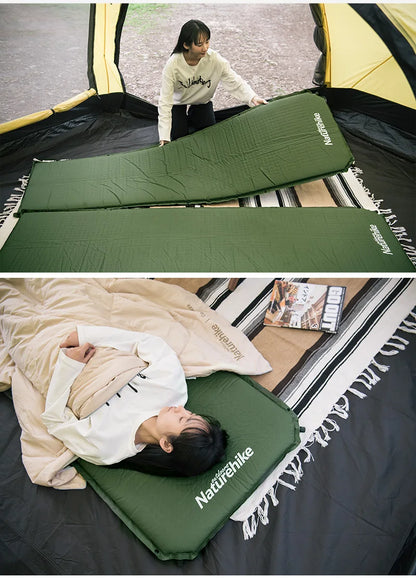 Naturehike Self-inflating Mattress D03 Inflatable Mattress 5CM Air Mattress Tourist Foam Sleeping Mat Camping Mat Tent Mattress